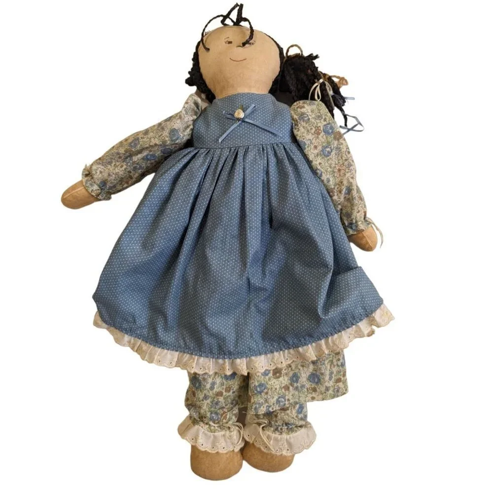 Vintage Handmade Cloth Doll 21